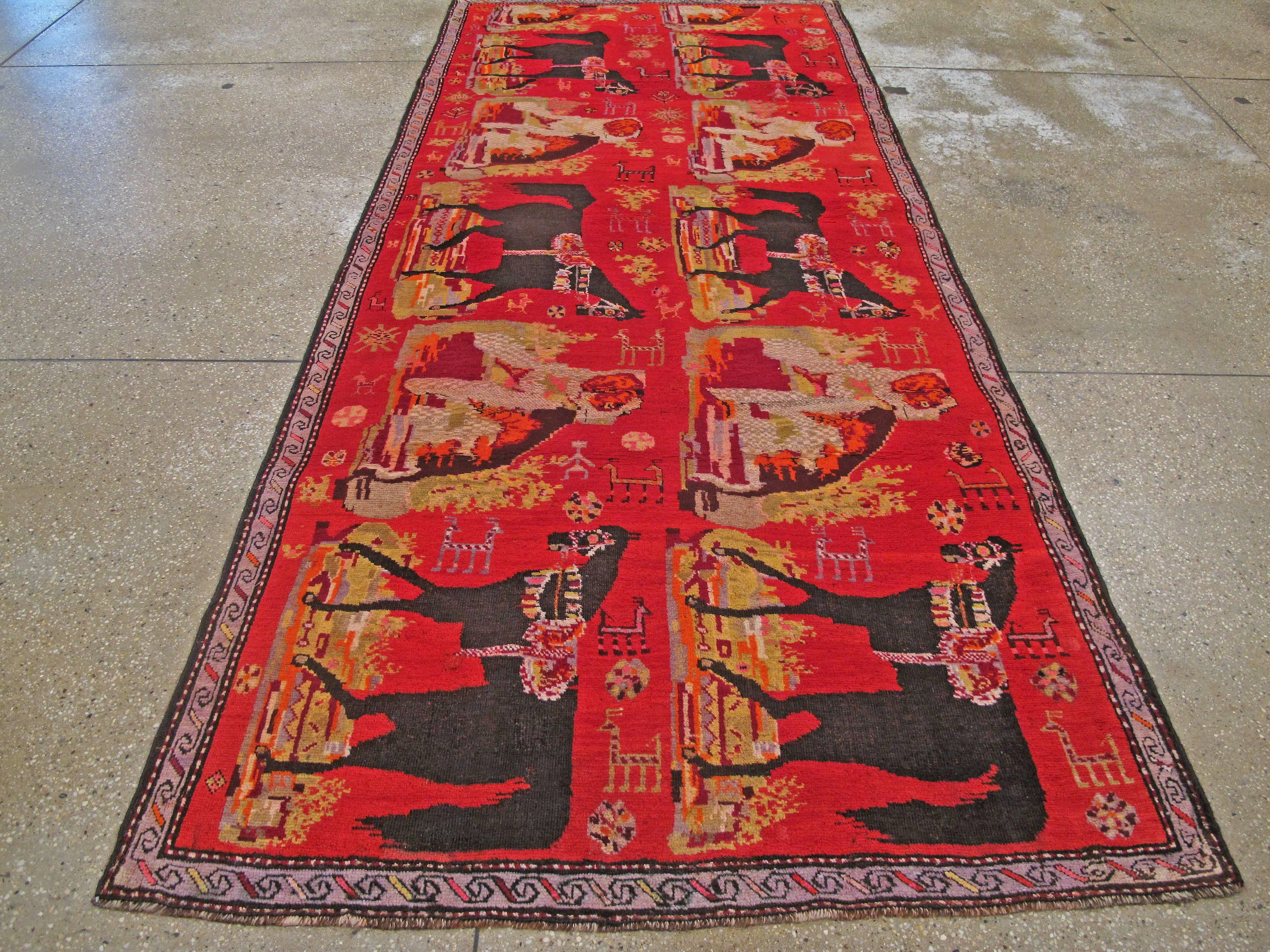 Tapis caucasien ancien du Caucase Karabagh en vente 1