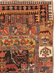 Antique Persian Sampler Bidjar Rug