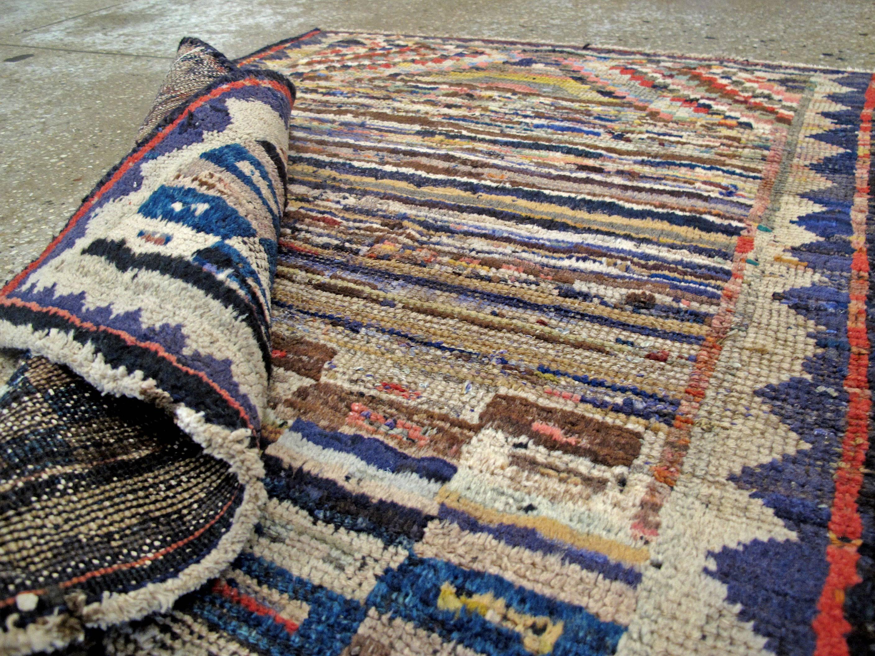 Antique Persian Gabbeh Rug In Excellent Condition In New York, NY