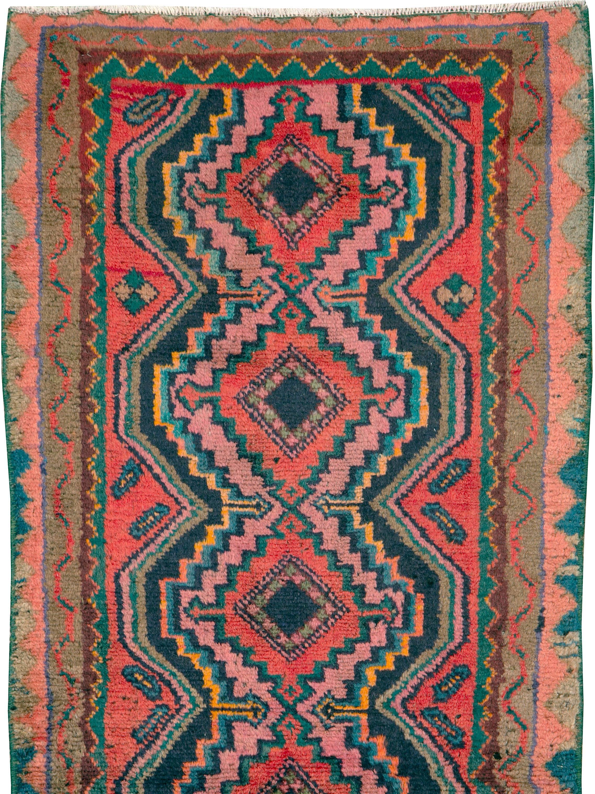 Modern Vintage Persian Malayer Rug
