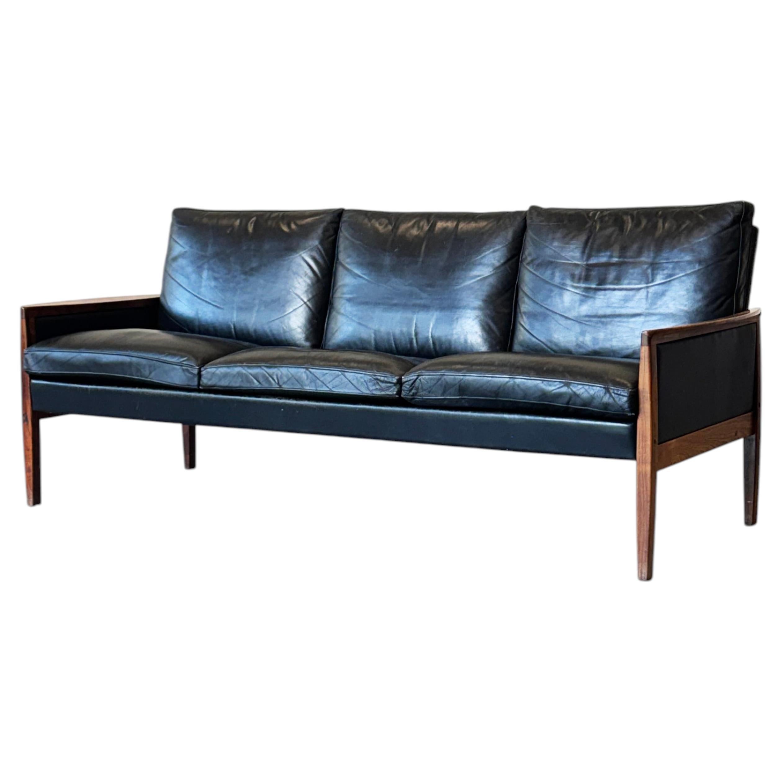 1960s Hans Olsen Three-Seater Sofa, completely original. For Sale