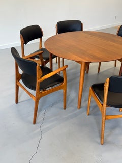 1950s Extendable Teak Dining Table by Peter Hvidt & Orla Mølgaard-Nielsen