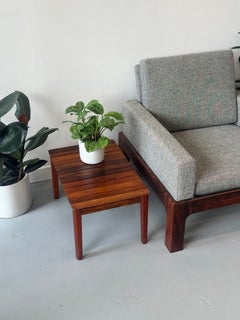 1960s Slatted Rosewood Bench / Side Table by Albert Larsson for Alberts Tibro