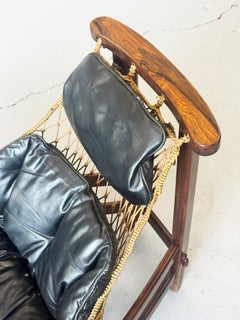 1960s Jangada Lounge Chair and Ottoman by Jean Gillon, completely original.