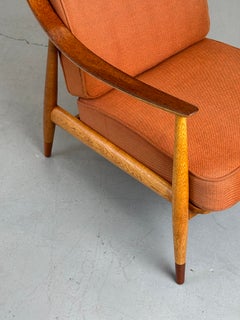 1950s Peter Hvidt & Orla Mølgaard-Nielsen FD145 Lounge Chair for France&Daversen