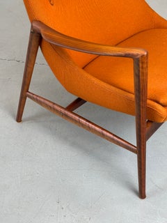 1950s High-Back Lounge Chair by Rastad & Relling for Dokka Møbler in Teak.