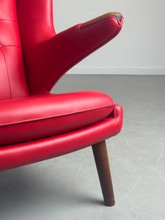 1950s AP19 Papa Bear Lounge Chair by Hans J. Wegner for A.P. Stolen, Denmark.