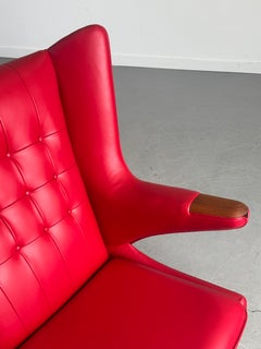 Pair of 1960s AP19 Papa Bear Lounge Chairs by Hans J. Wegner for A.P. Stolen.
