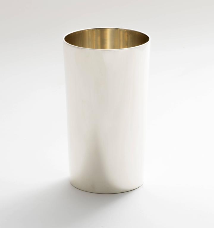 Four Perfectly Modern Tiffany Sterling Silver Tumblers at 1stDibs