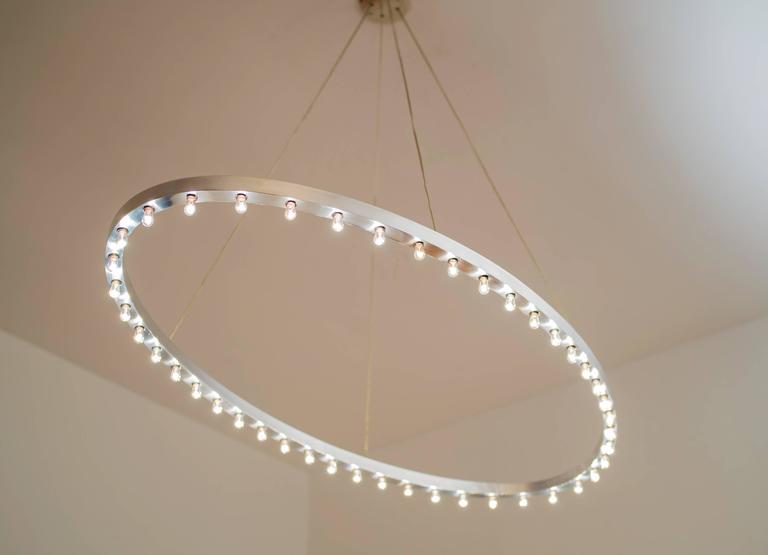Phillip Enfield Elliptical Orbit Floating Chandelier, circa 1970 at 1stdibs