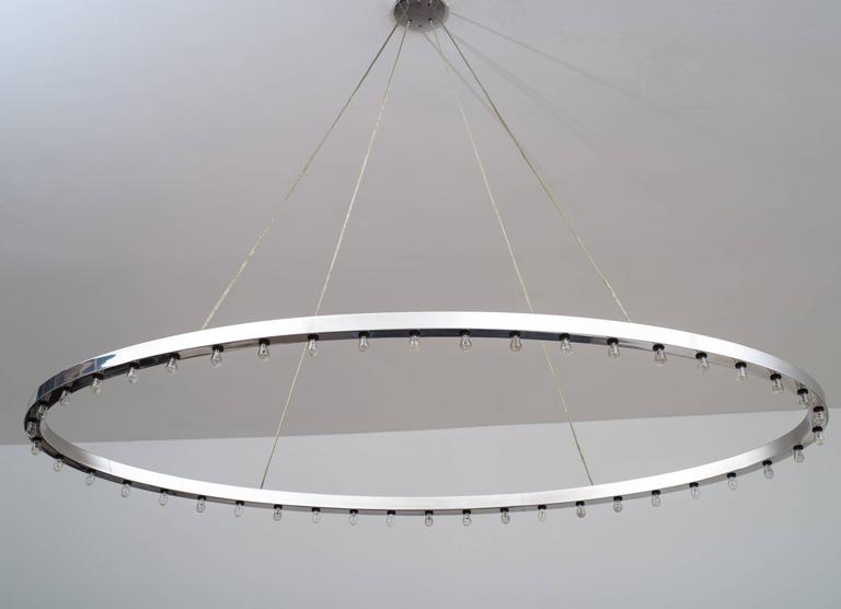 Phillip Enfield Elliptical Orbit Floating Chandelier, circa 1970 at 1stdibs