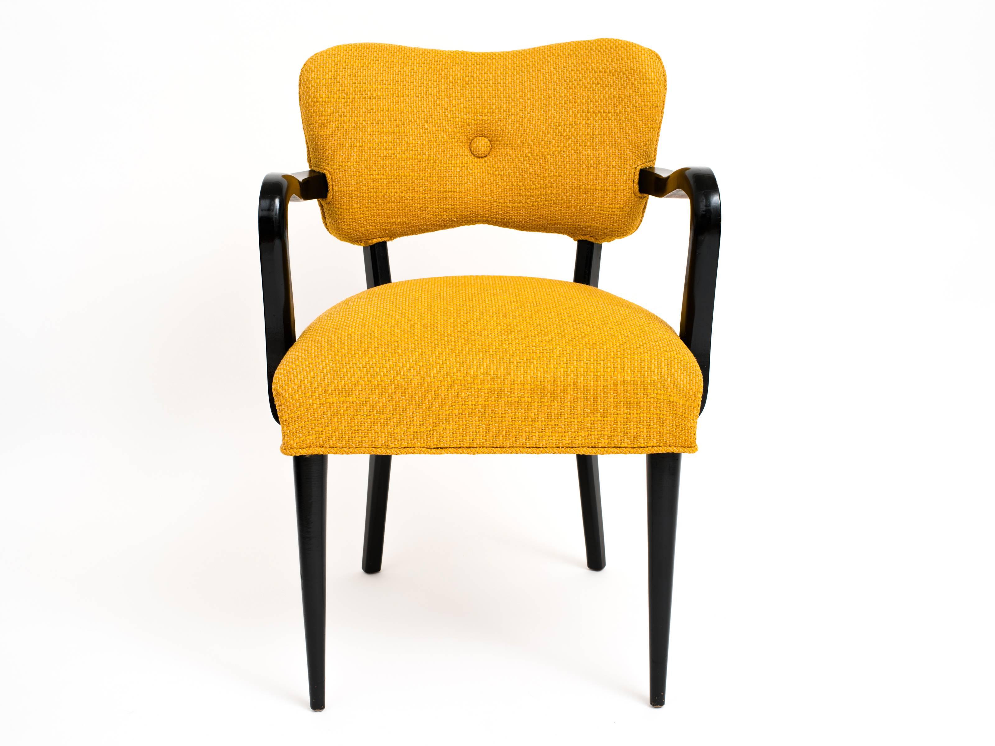 Pair of 1960s Modern Armchairs or Side Chairs in the Manner of Gilbert Rohde In Good Condition In Brooklyn, NY