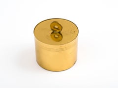 Tommi Parzinger for Dorlyn Decorative Brass Lidded Box with Divider Insert