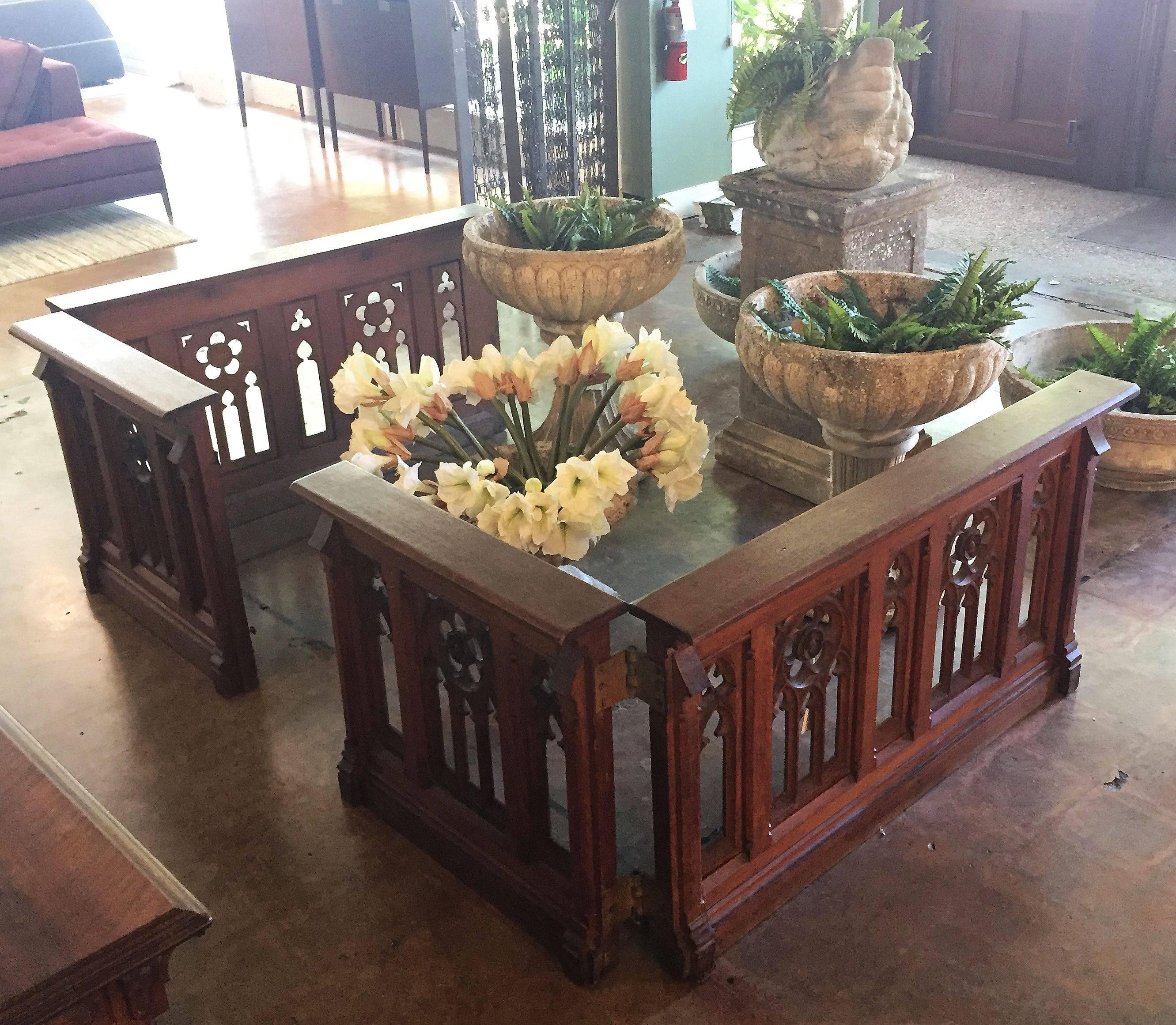 French Gothic Balustrades or Architectural Baluster Railings 1