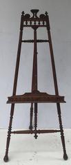 French Display Easel of Turned Oak