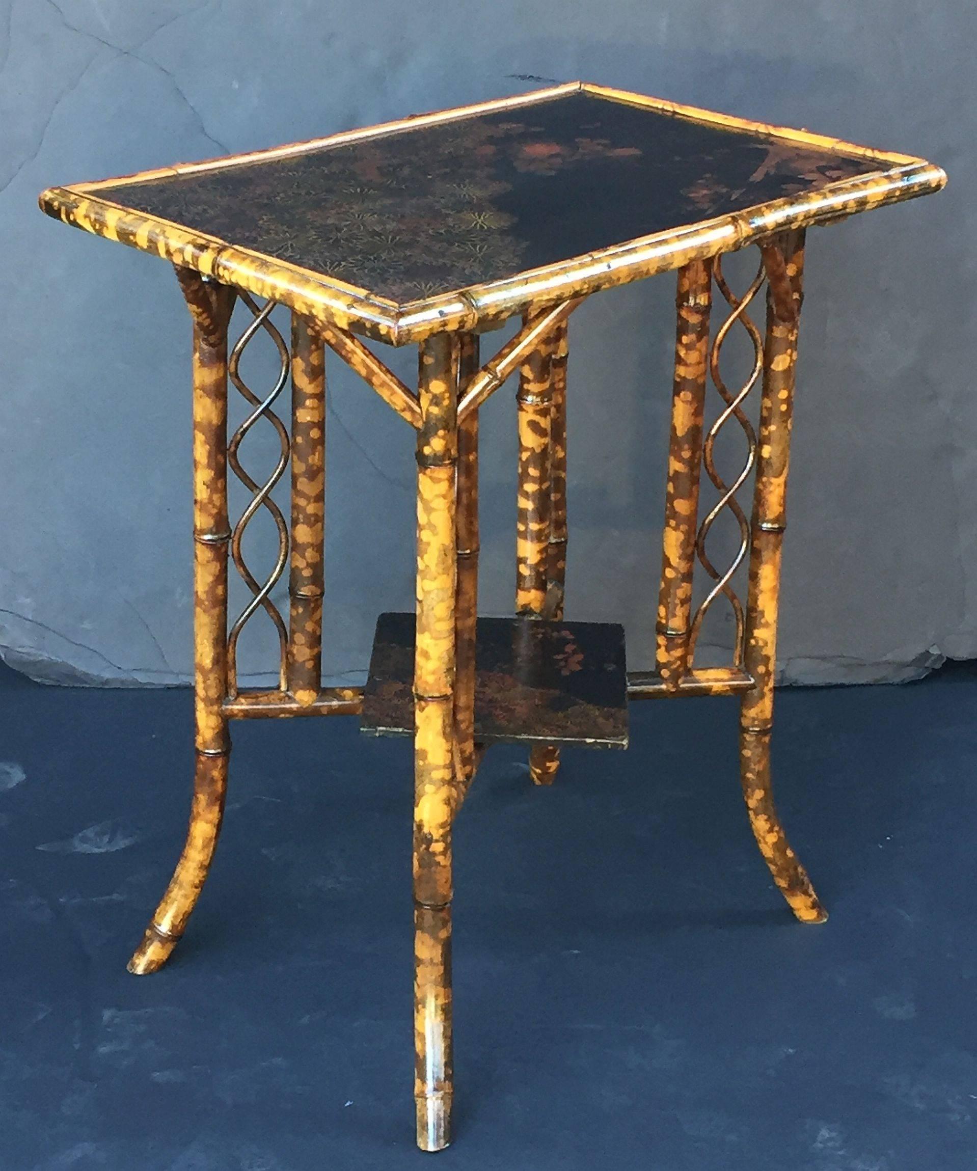 English Bamboo Occasional Table 1