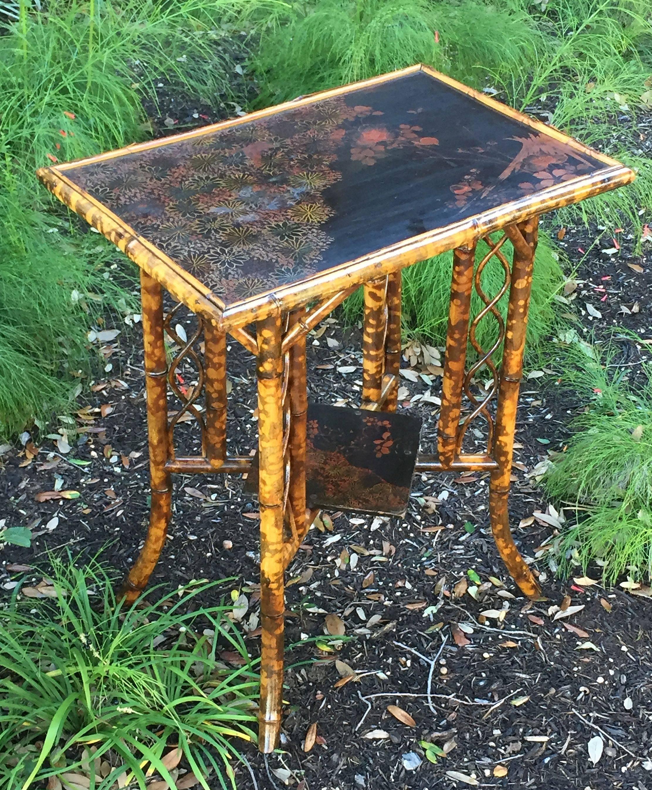 English Bamboo Occasional Table 5