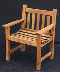 English Lounge Chair of Teak for the Garden and Patio by R.A. Lister