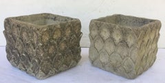 Pair of Cotswolds Garden Stone Planters from England