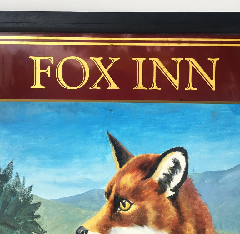 English Pub Sign, Fox Inn, Pubmaster at 1stDibs