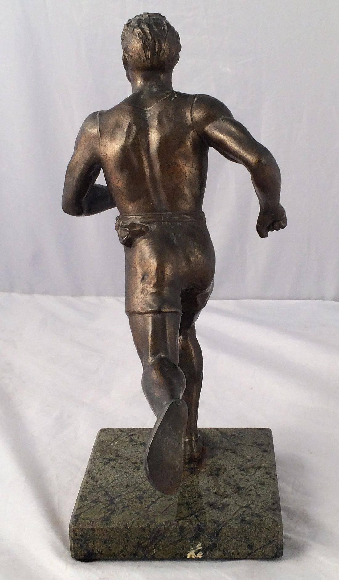 German Running Man Sport Trophy In Excellent Condition In Austin, TX