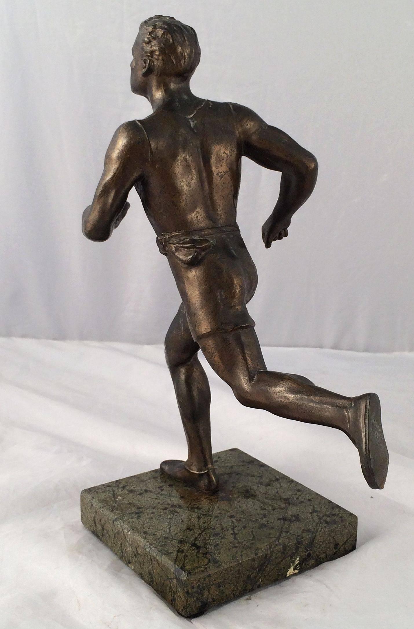 running man statue