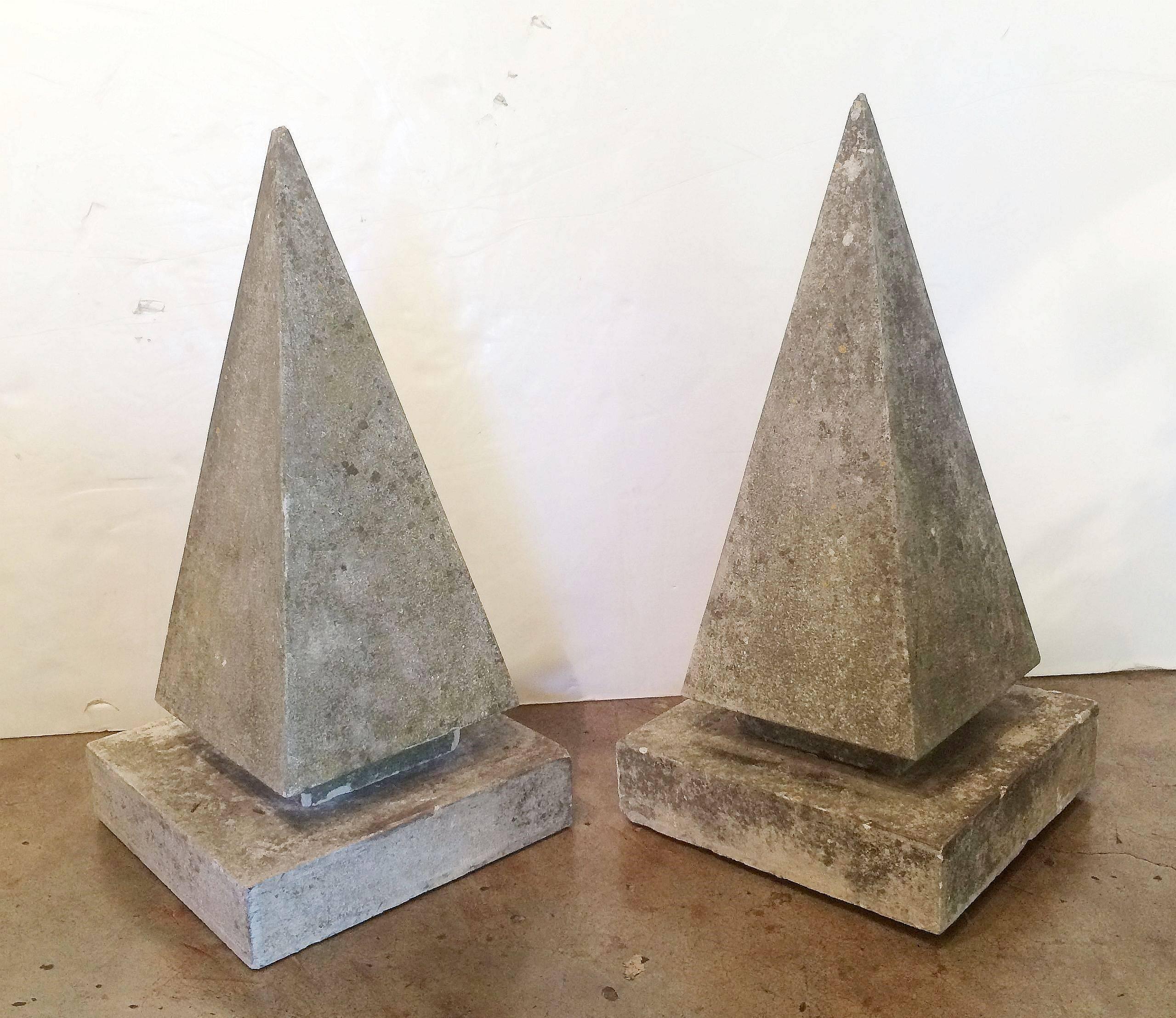 stone garden obelisk