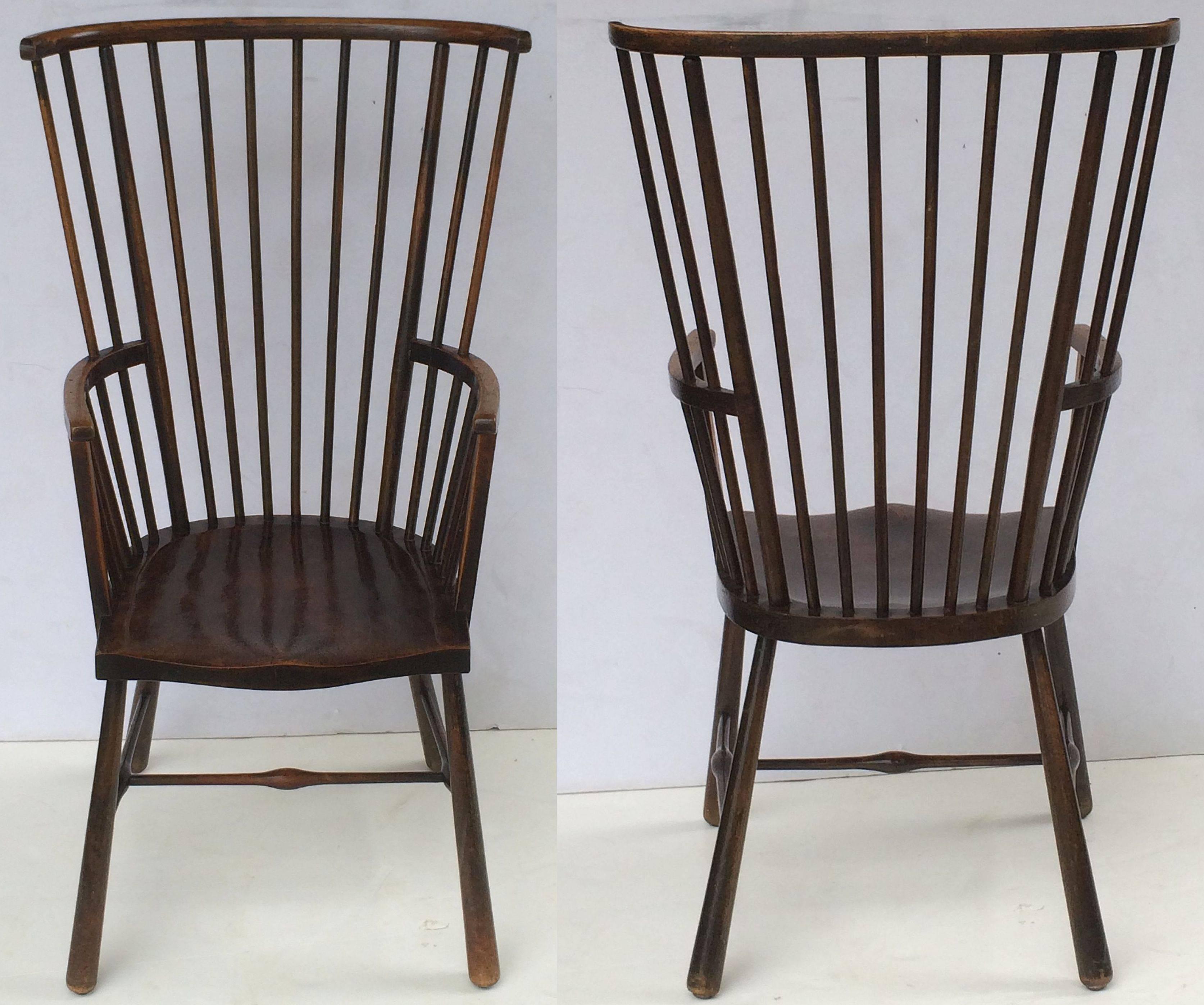 English Arts and Crafts Windsor Chair by Liberty & Co. 