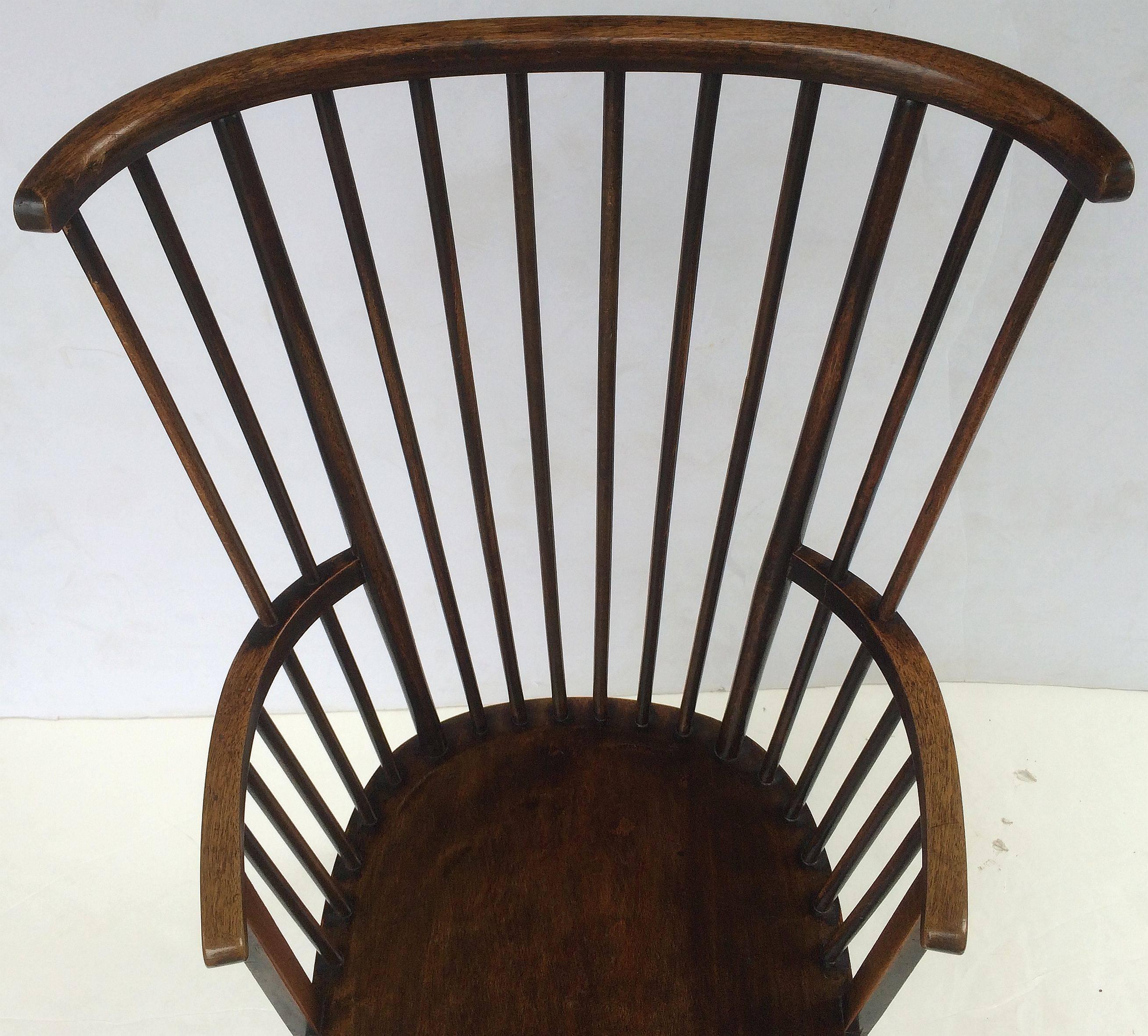Arts and Crafts Windsor Chair by Liberty & Co.  In Excellent Condition In Austin, TX