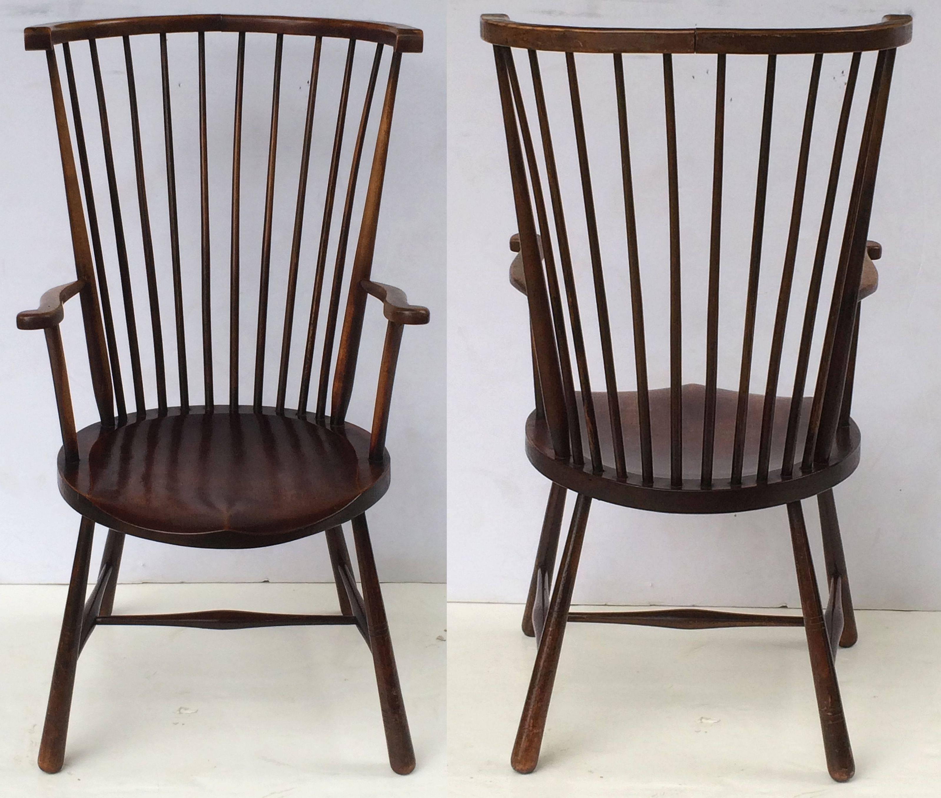 Early 20th Century Arts and Crafts Era Windsor Chair