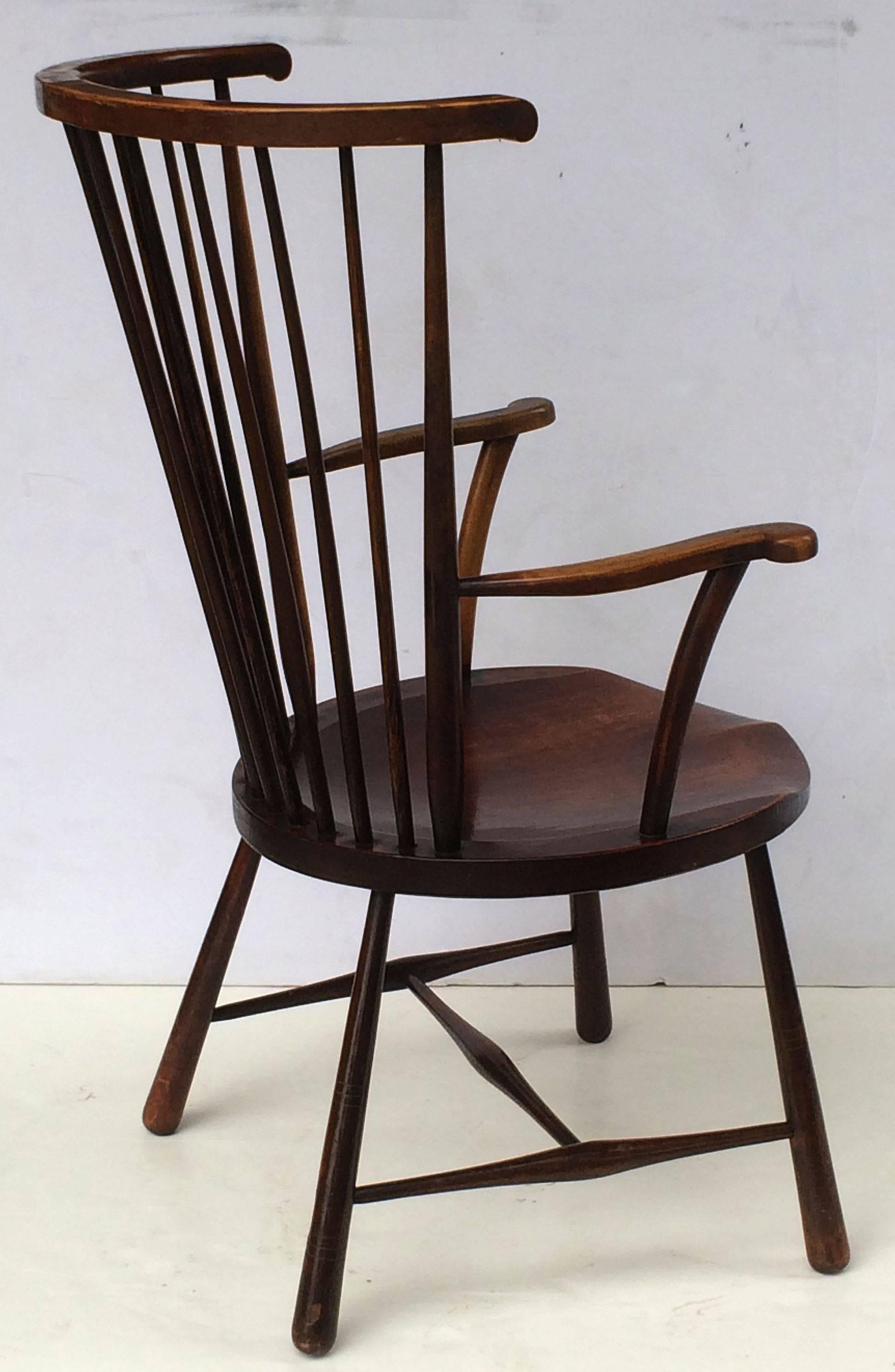 English Arts and Crafts Era Windsor Chair