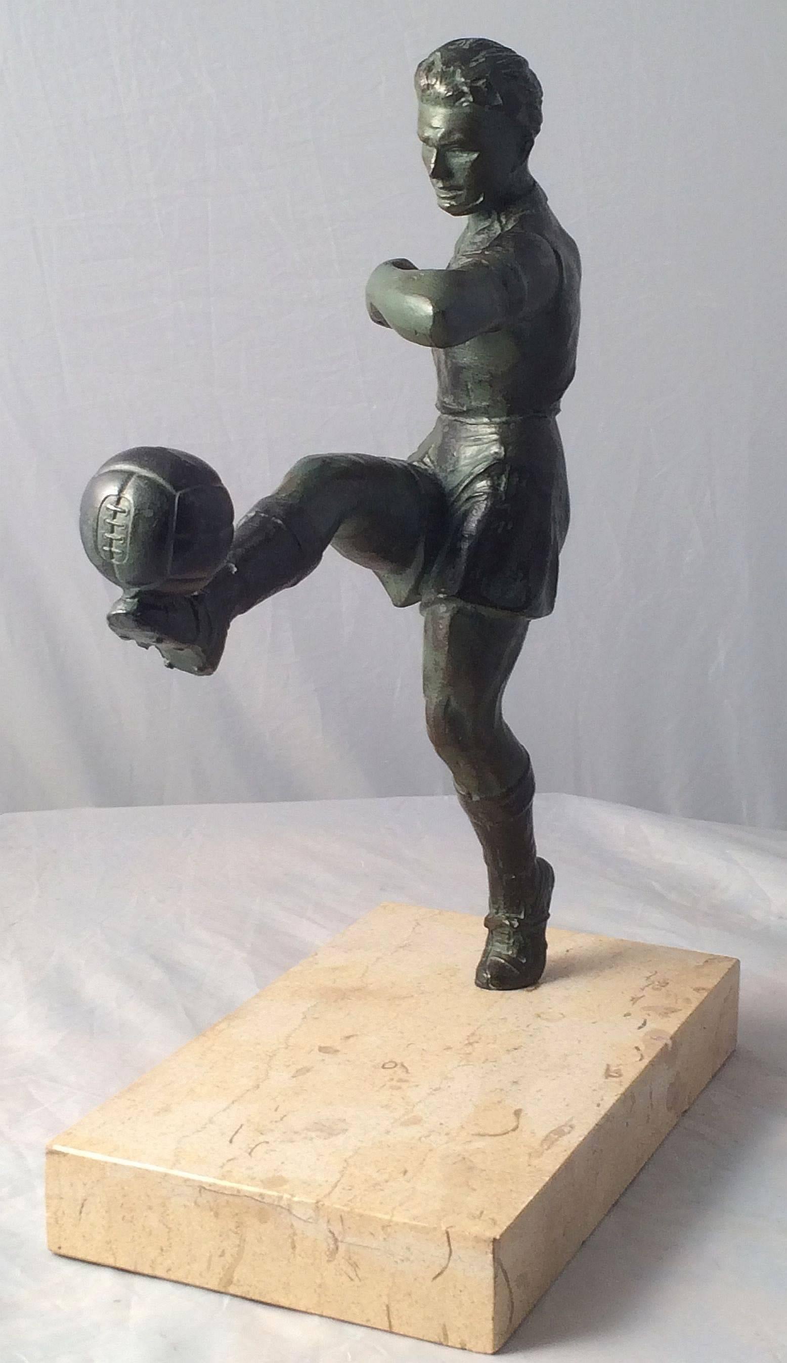English Soccer or Football Player Sport Trophy