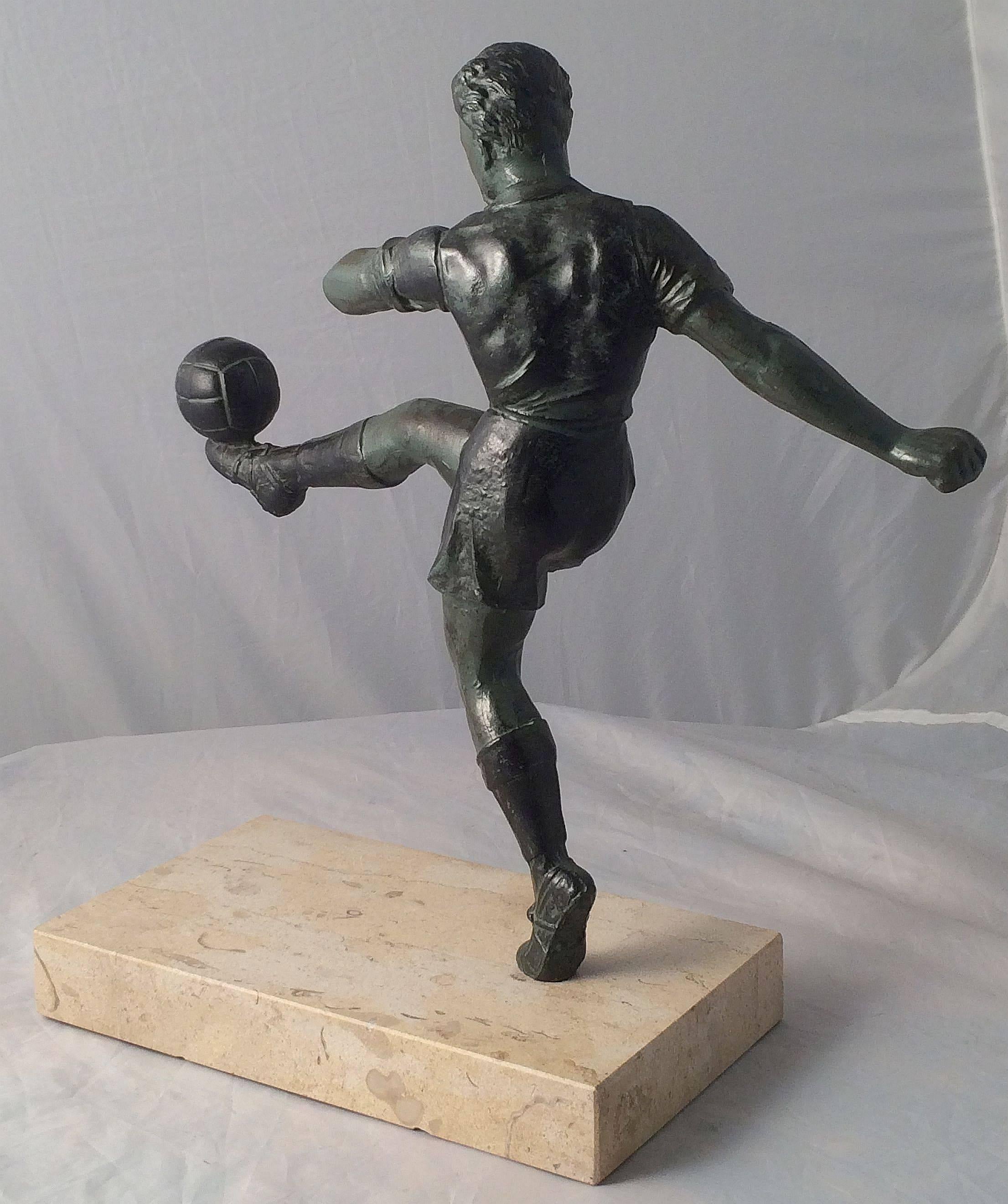 20th Century Soccer or Football Player Sport Trophy