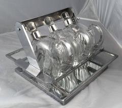 French Art Deco Drinks Tantalus by Jacques Adnet