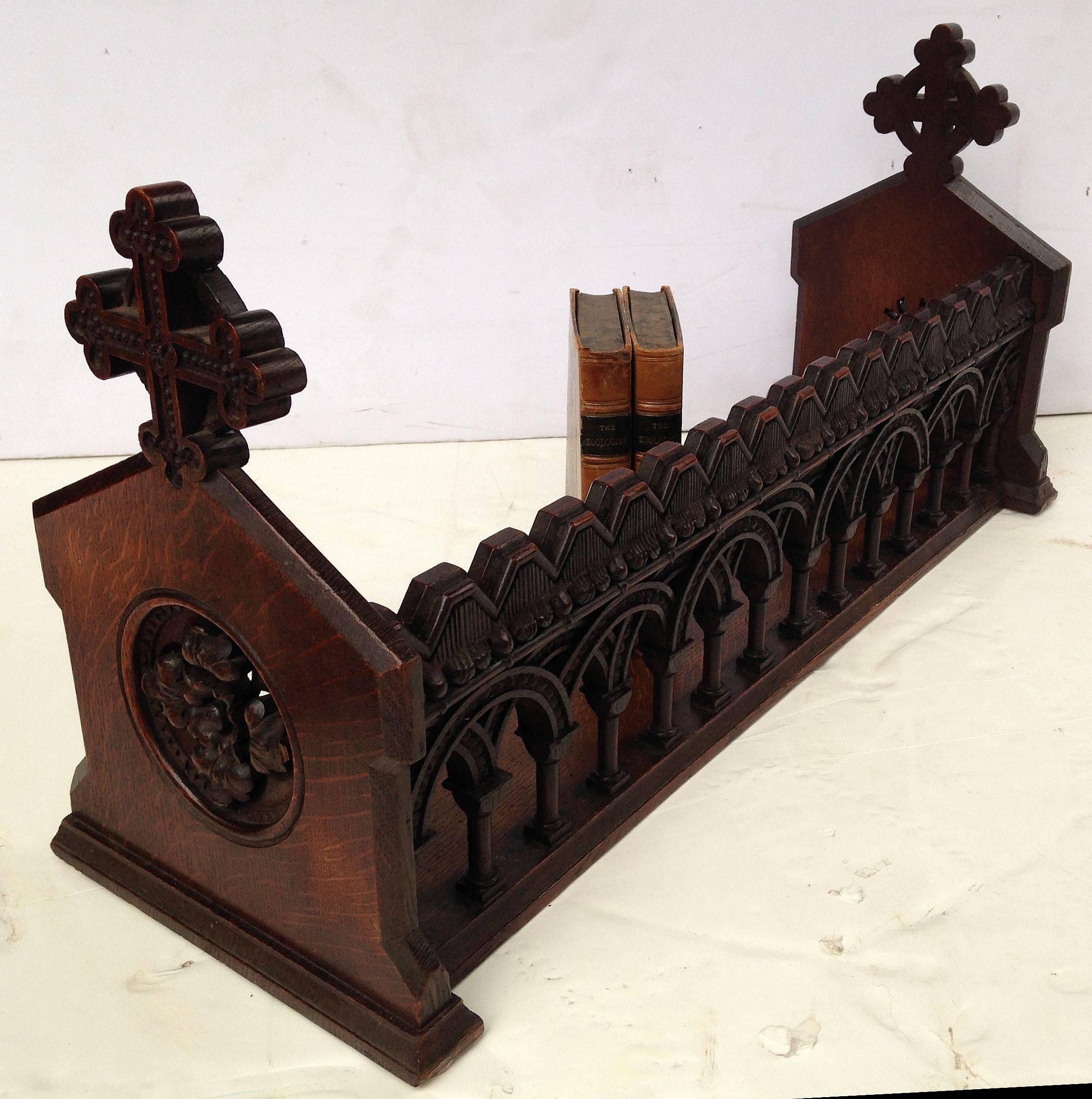 19th Century English Ecclesiastical Book Trough in the Gothic Style