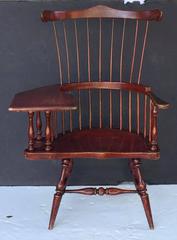 Large American Windsor Desk Chair