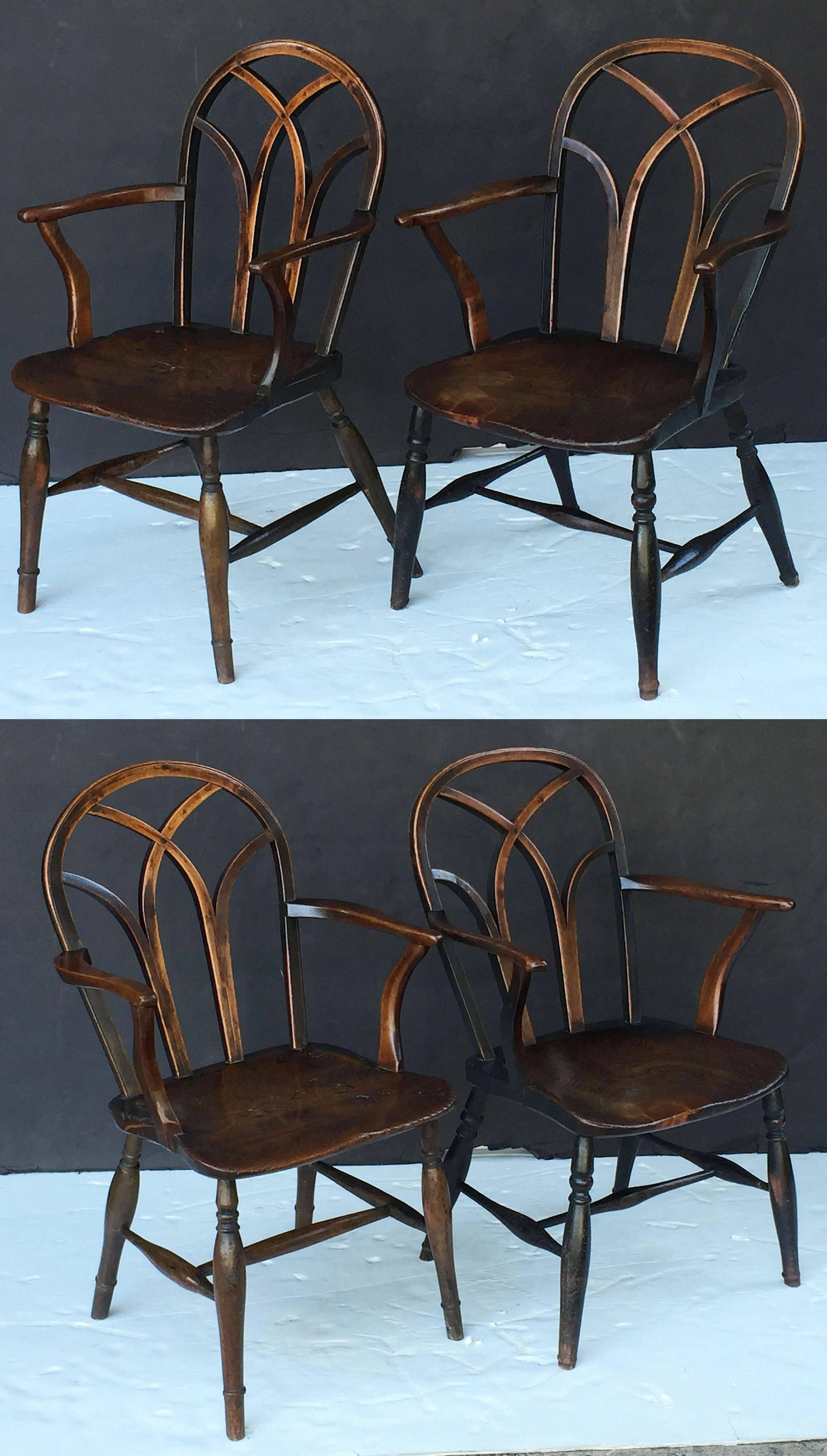 Turned English Ash Lowback Windsor Chairs 'Individually Priced'