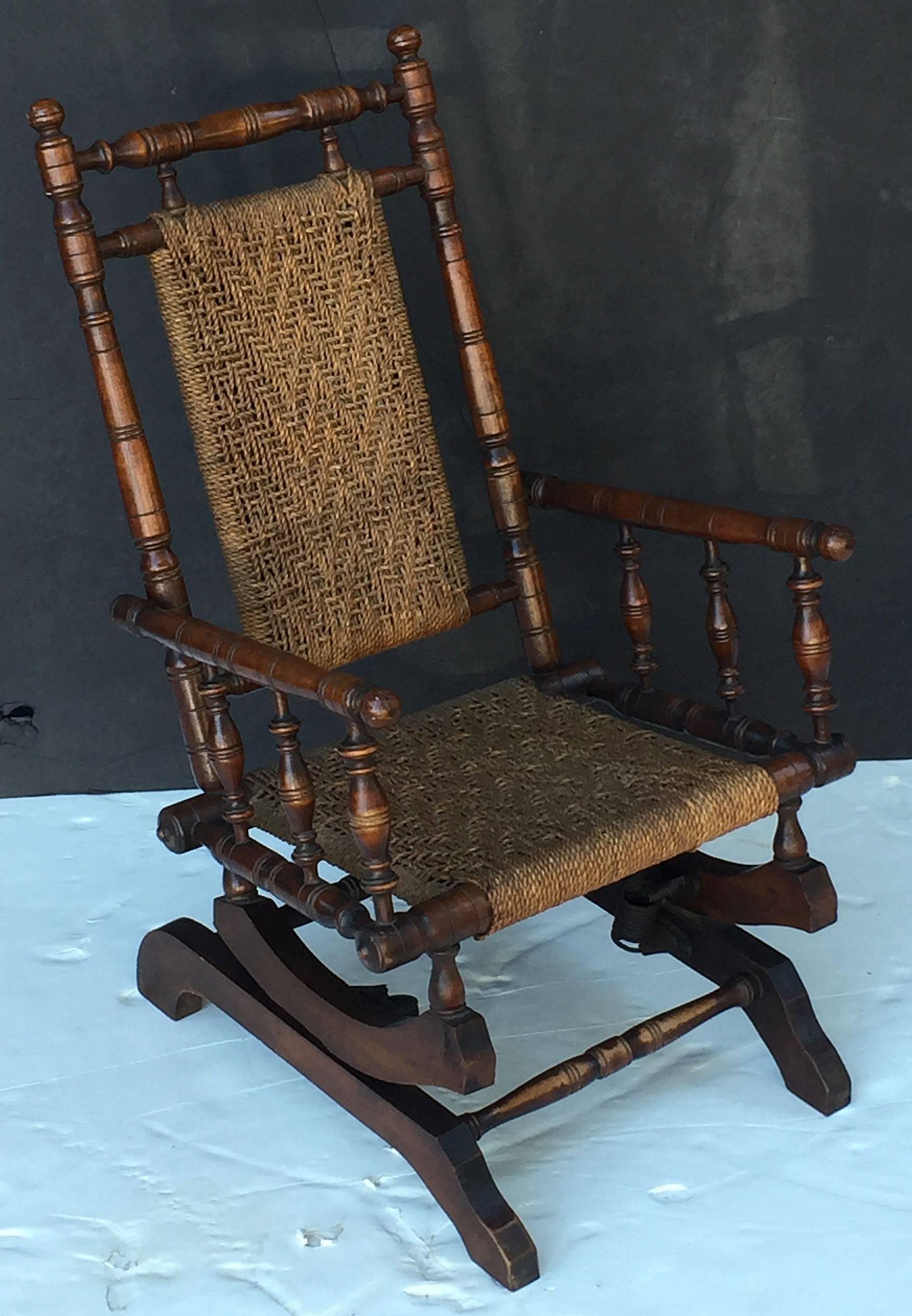 English Child's Rocking Chair in the American Style