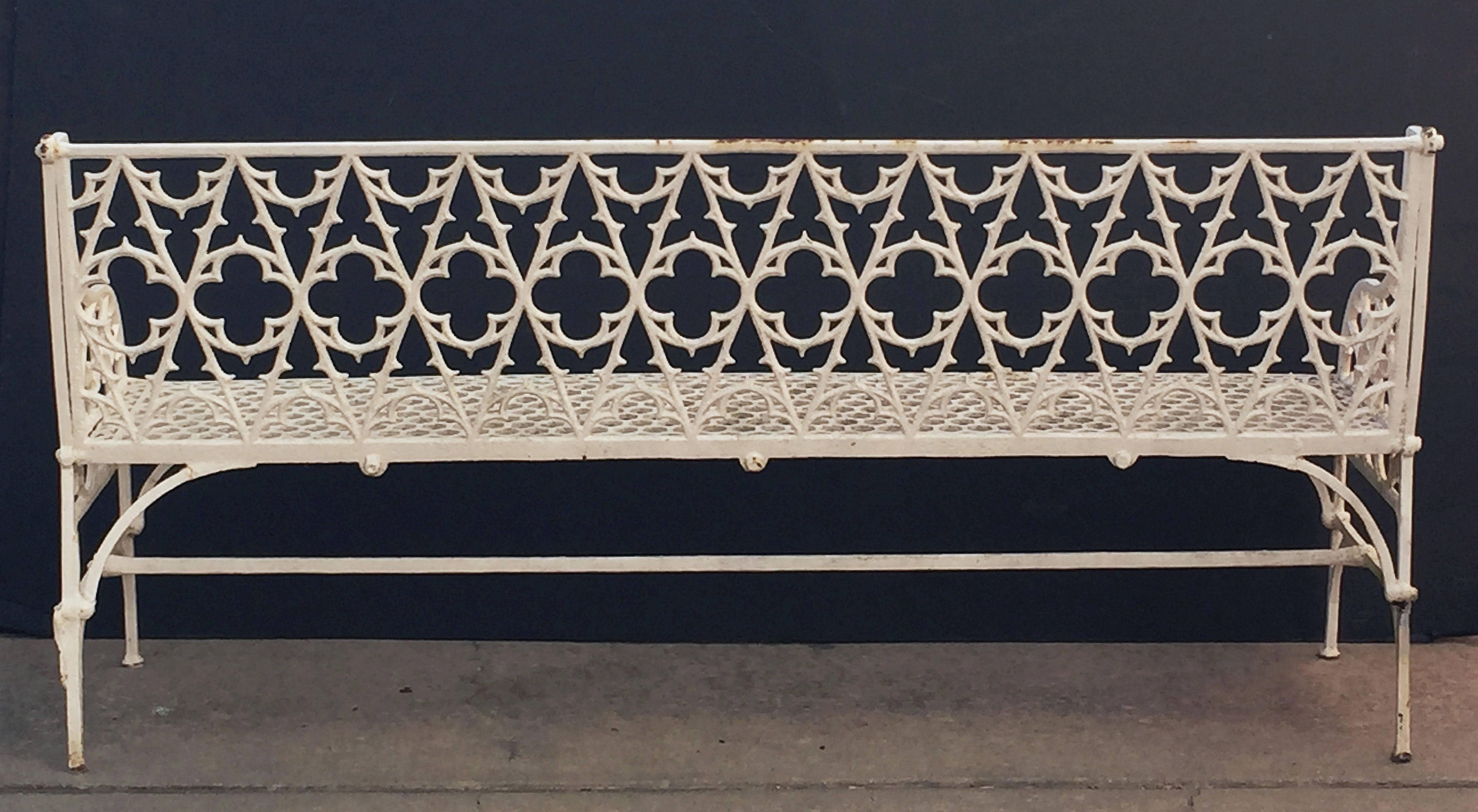 french iron bench