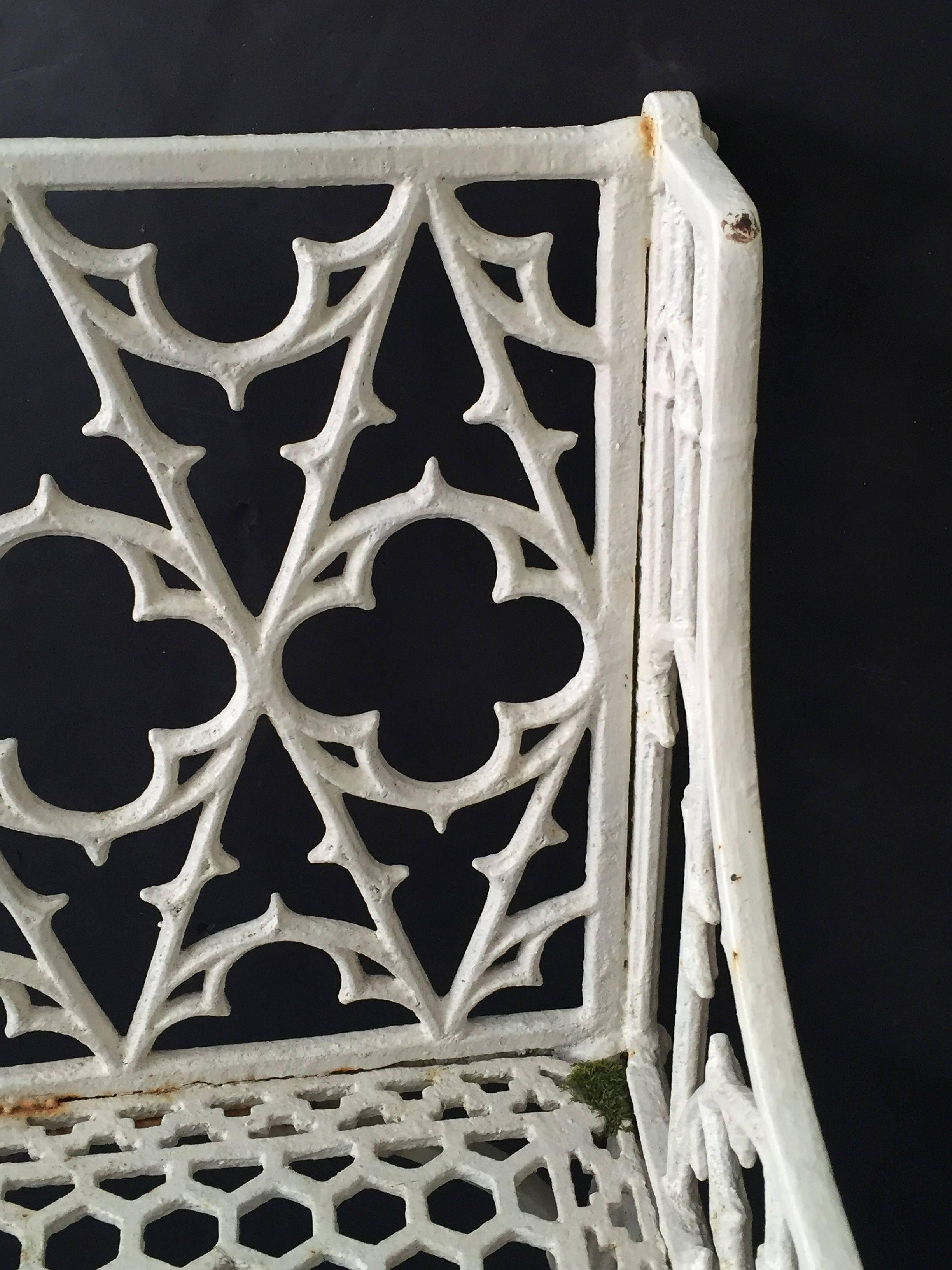 Mid-19th Century Large French Val D'osne Cast Iron Garden Bench