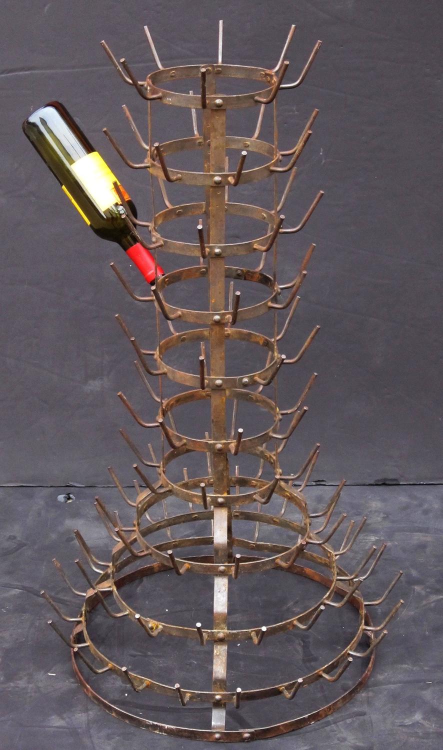 French Bottle Tree or Wine Bottle Drying Rack For Sale at 1stdibs