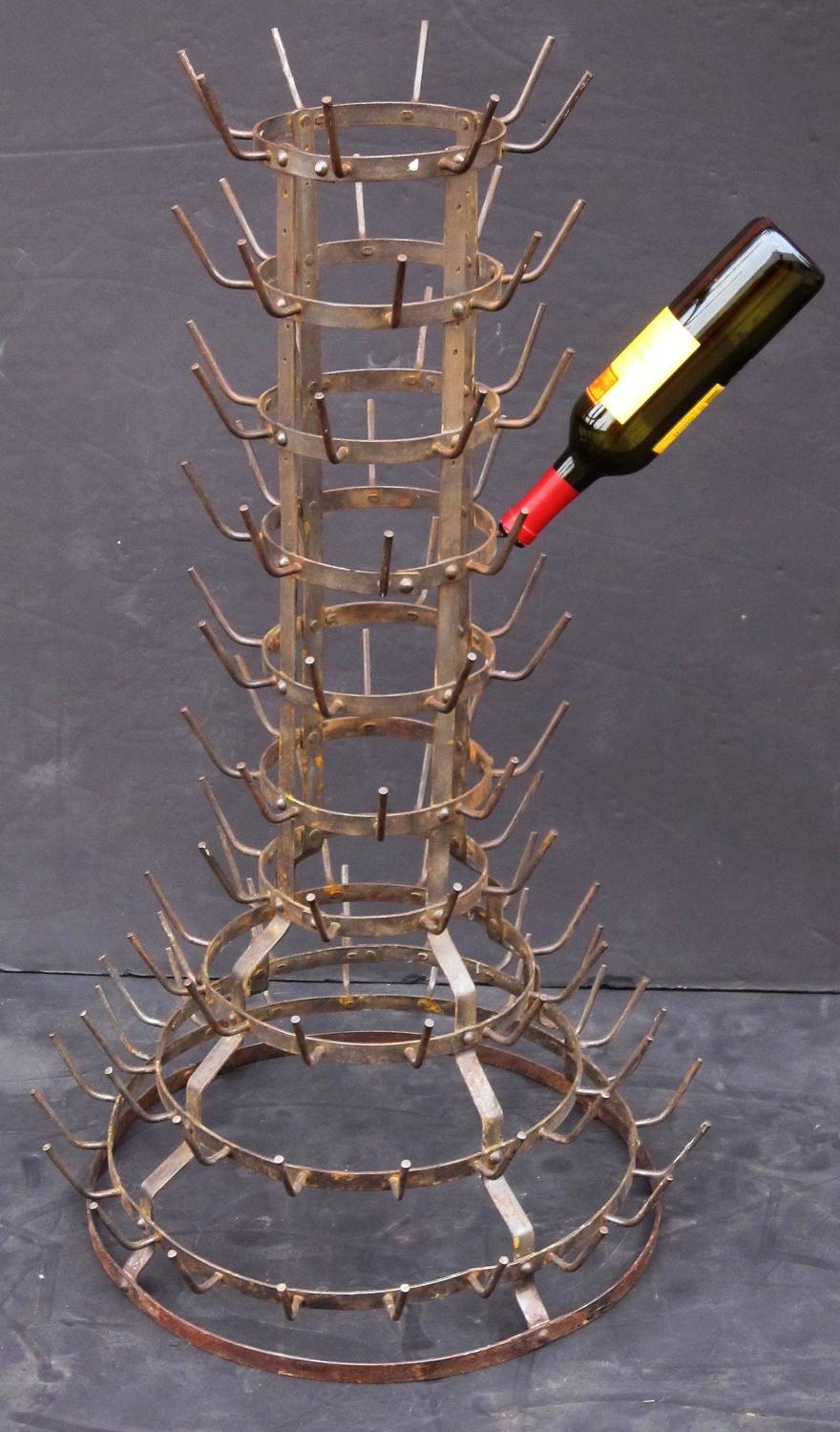 French Bottle Tree or Wine Bottle Drying Rack For Sale at 1stdibs
