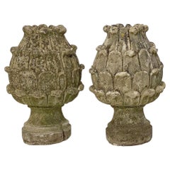 Italian Garden Stone Statuary Artichokes - Individually Priced