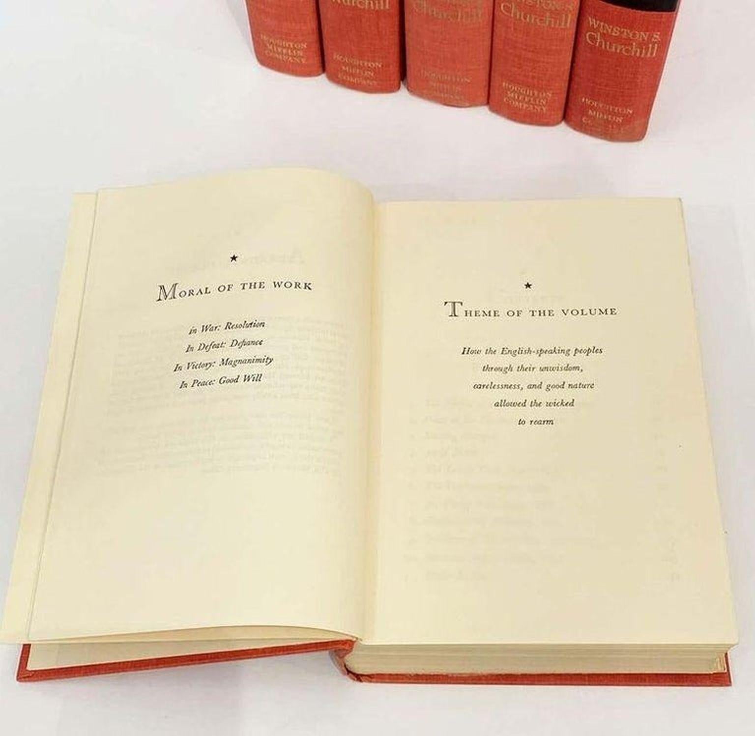 Papier « La Seconde Guerre mondiale » de Winston Churchill en vente