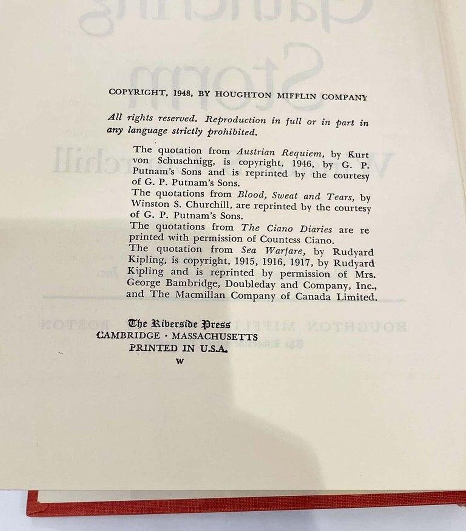 « La Seconde Guerre mondiale » de Winston Churchill Bon état - En vente à Austin, TX