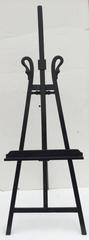 Large French Black Swan Display Easel