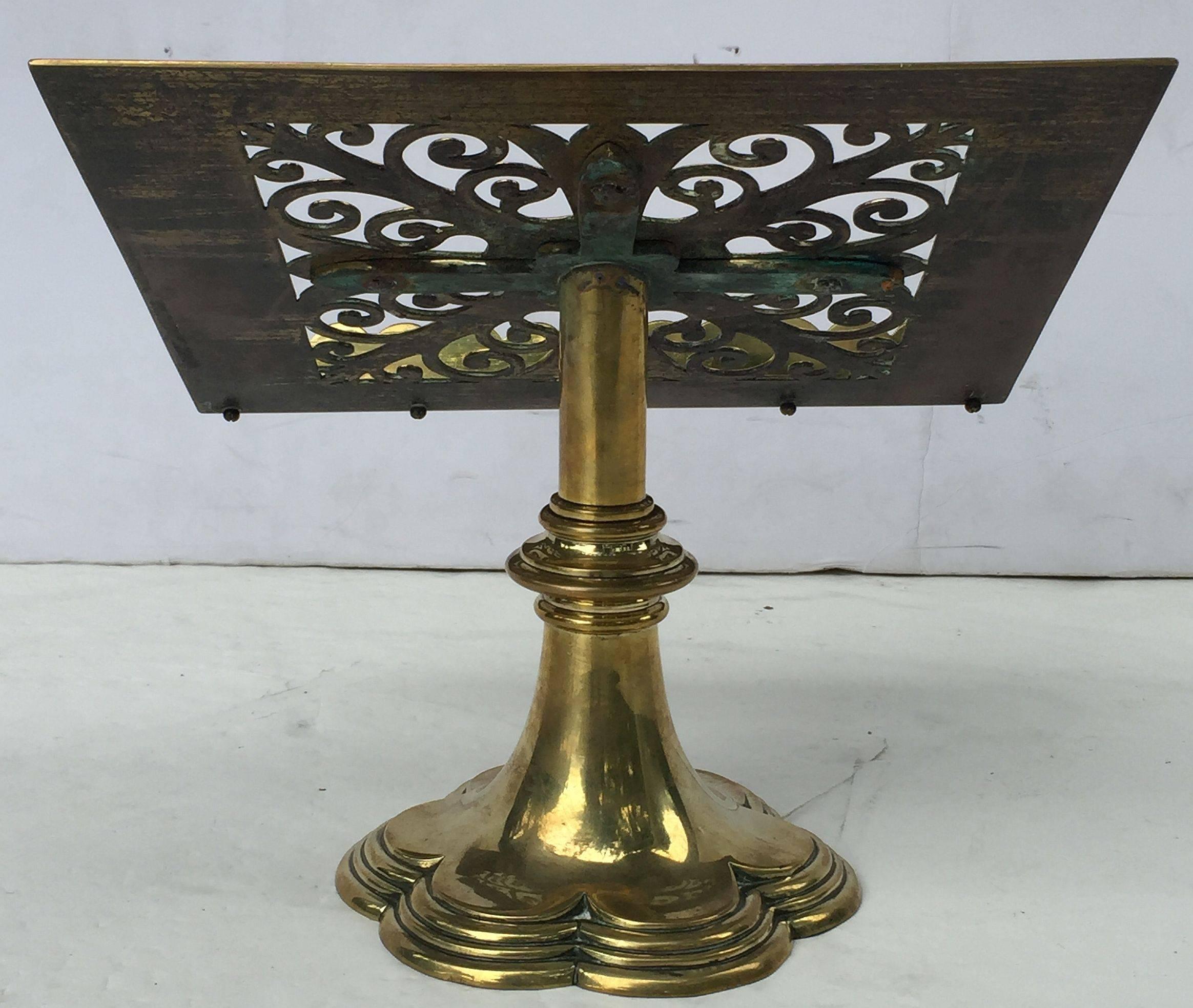 English Brass Lectern by Jones and Willis 2