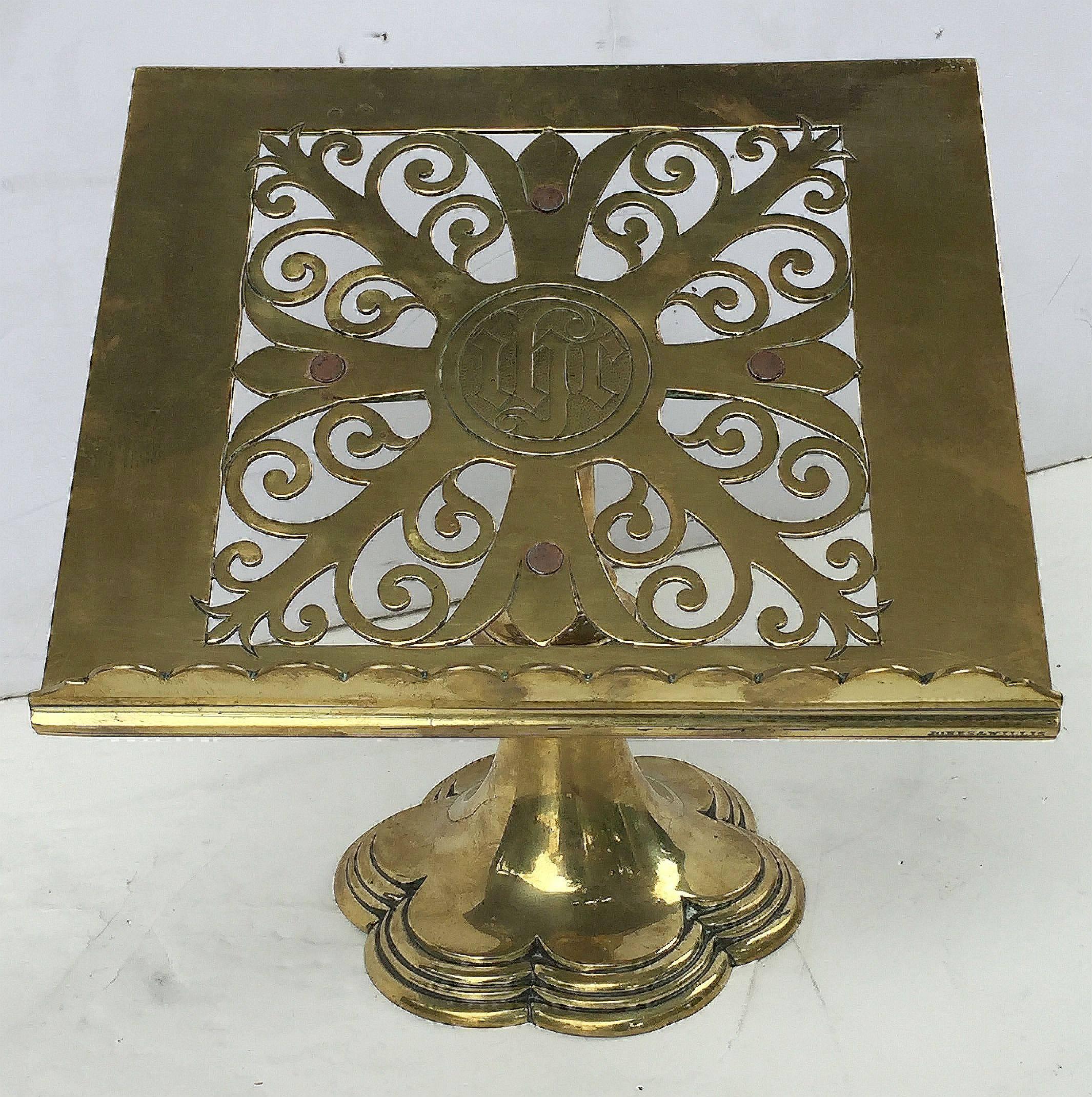 English Brass Lectern by Jones and Willis 4