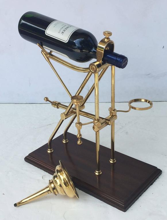 English Vintage Port Wine Decanting Cradle at 1stDibs
