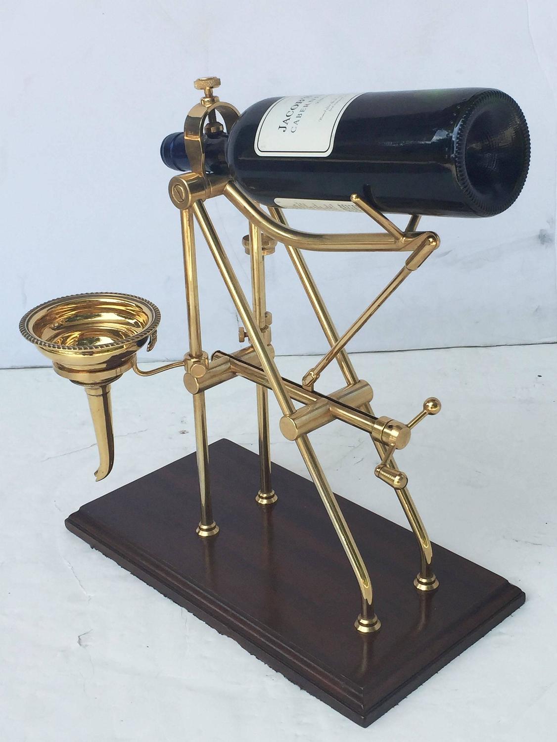 English Vintage Port Wine Decanting Cradle at 1stdibs